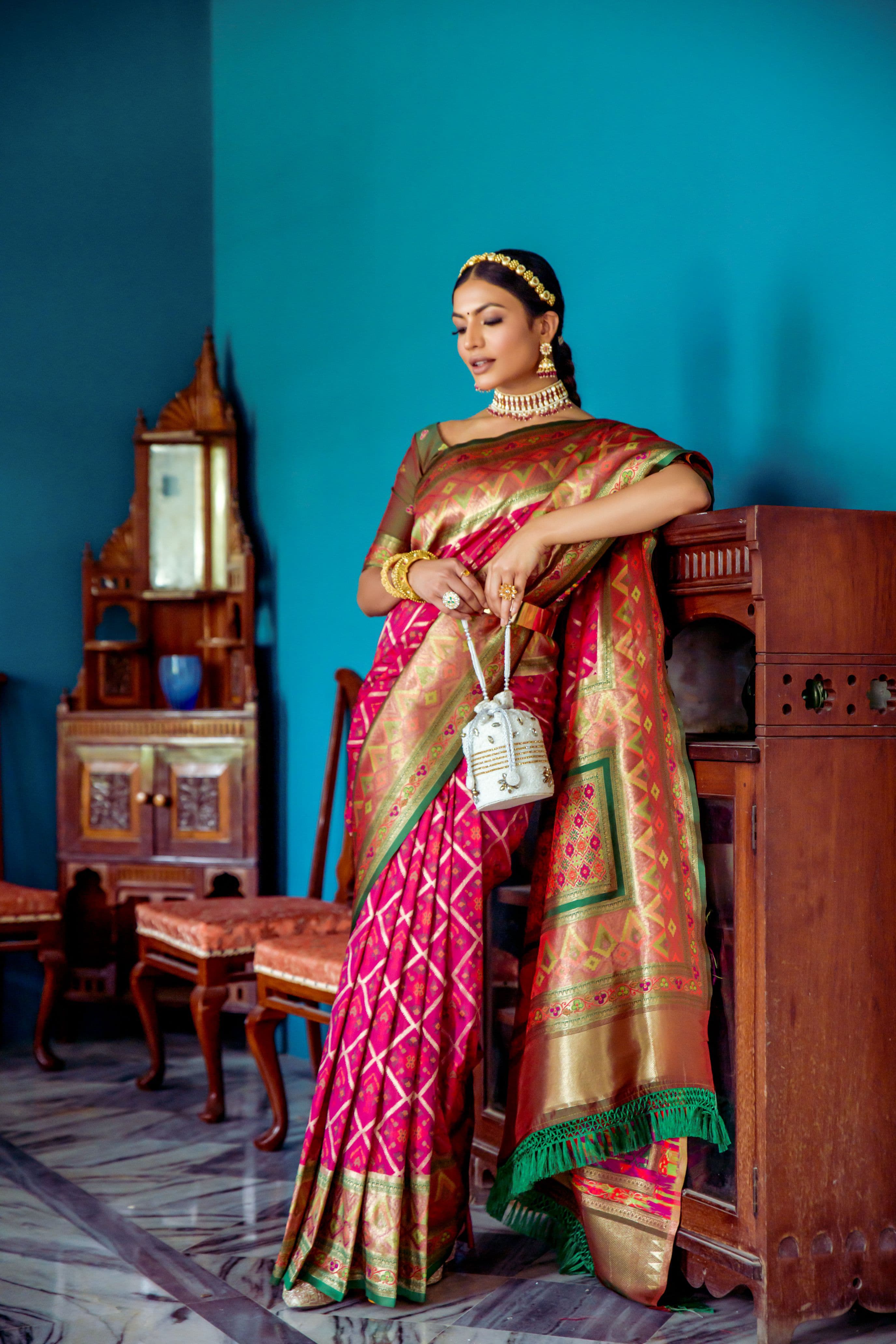 Banarasi Soft Patola Silk Saree