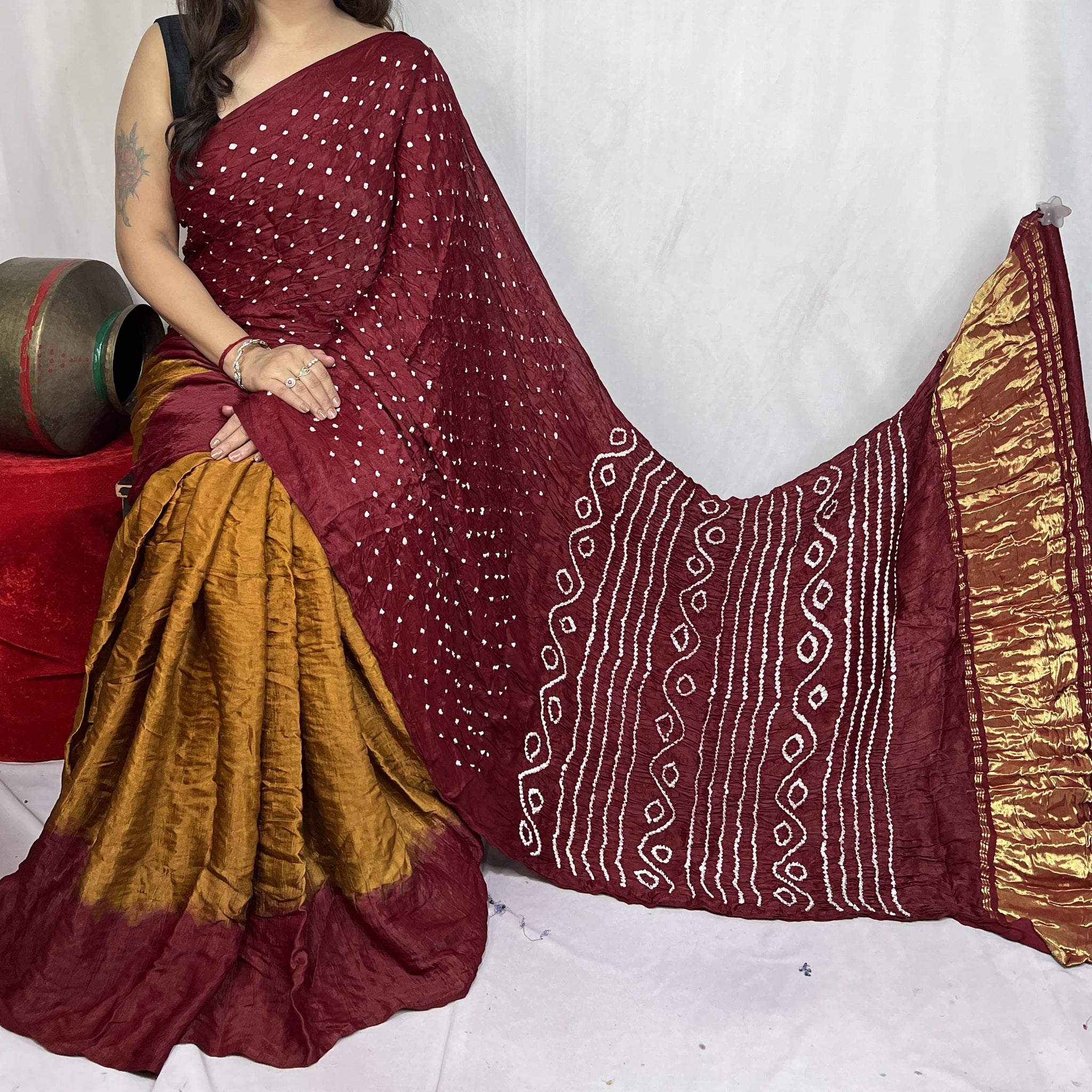Gajji Silk Saree