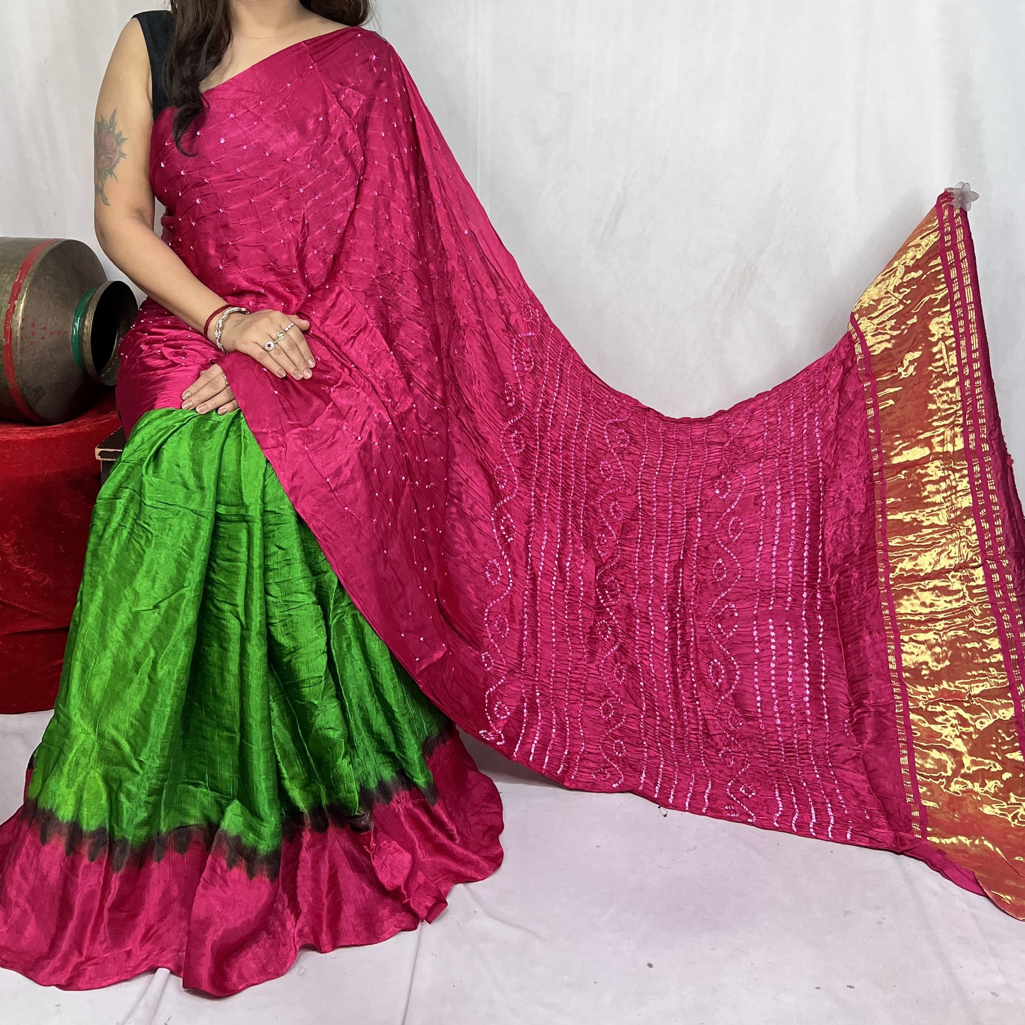 Gajji Silk Saree