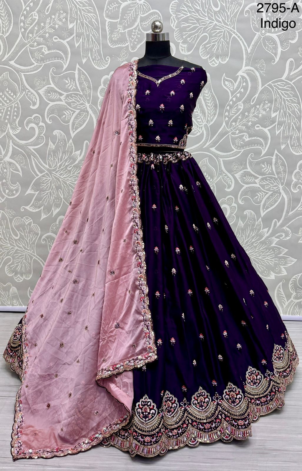 Gadhwal Silk With Multi thread Patola  Lehenga Choli
