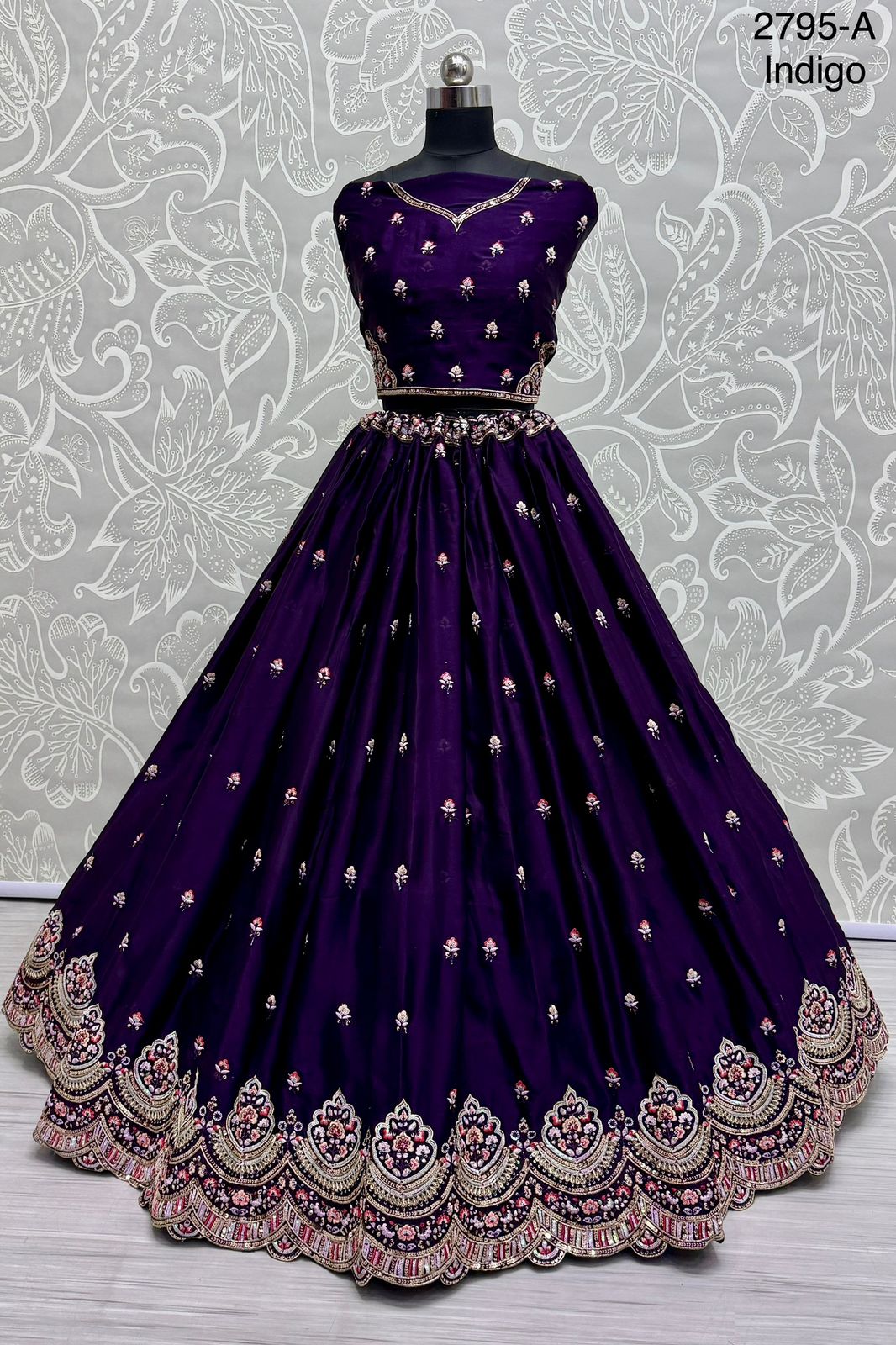 Gadhwal Silk With Multi thread Patola  Lehenga Choli