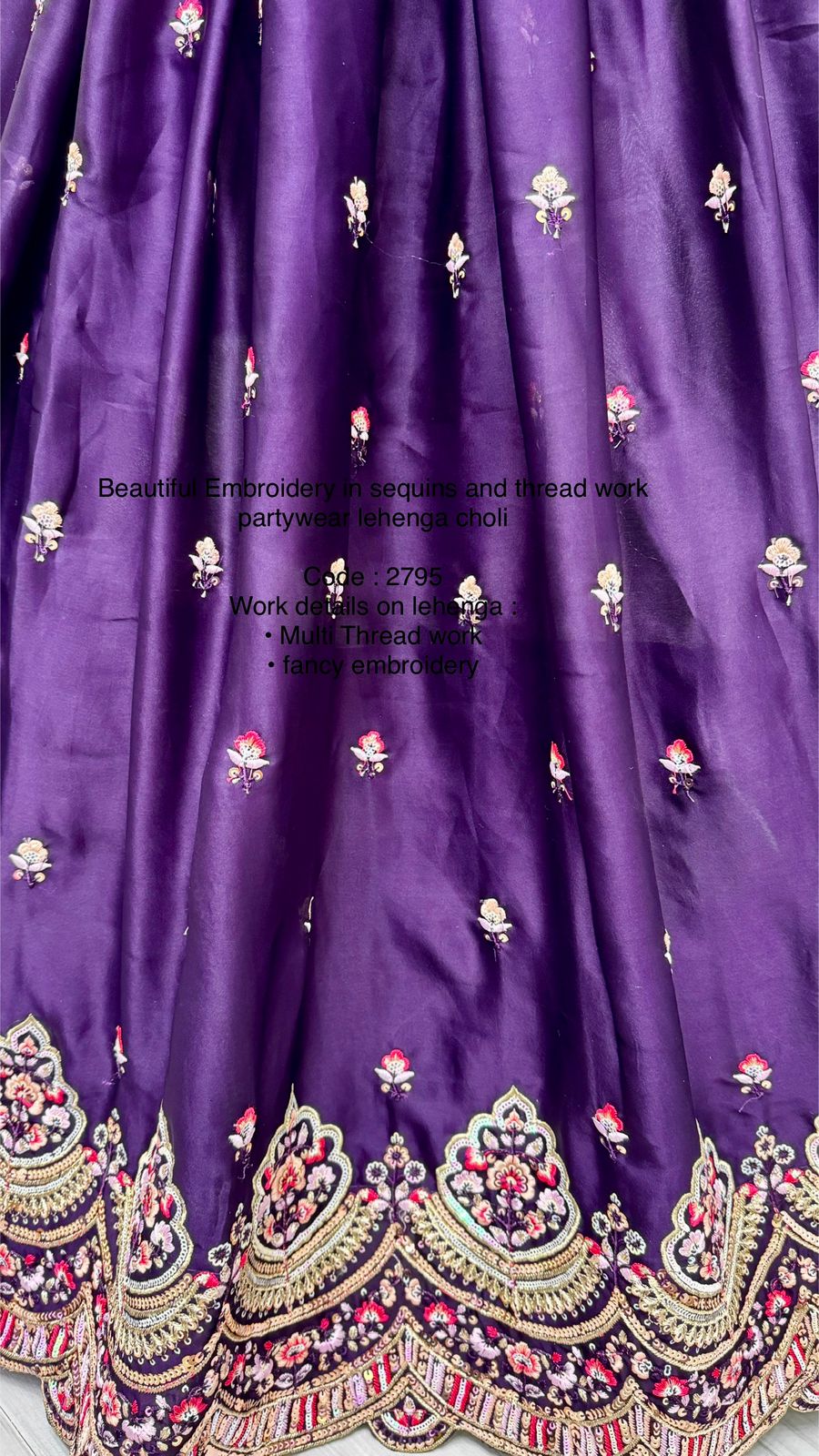 Gadhwal Silk With Multi thread Patola  Lehenga Choli