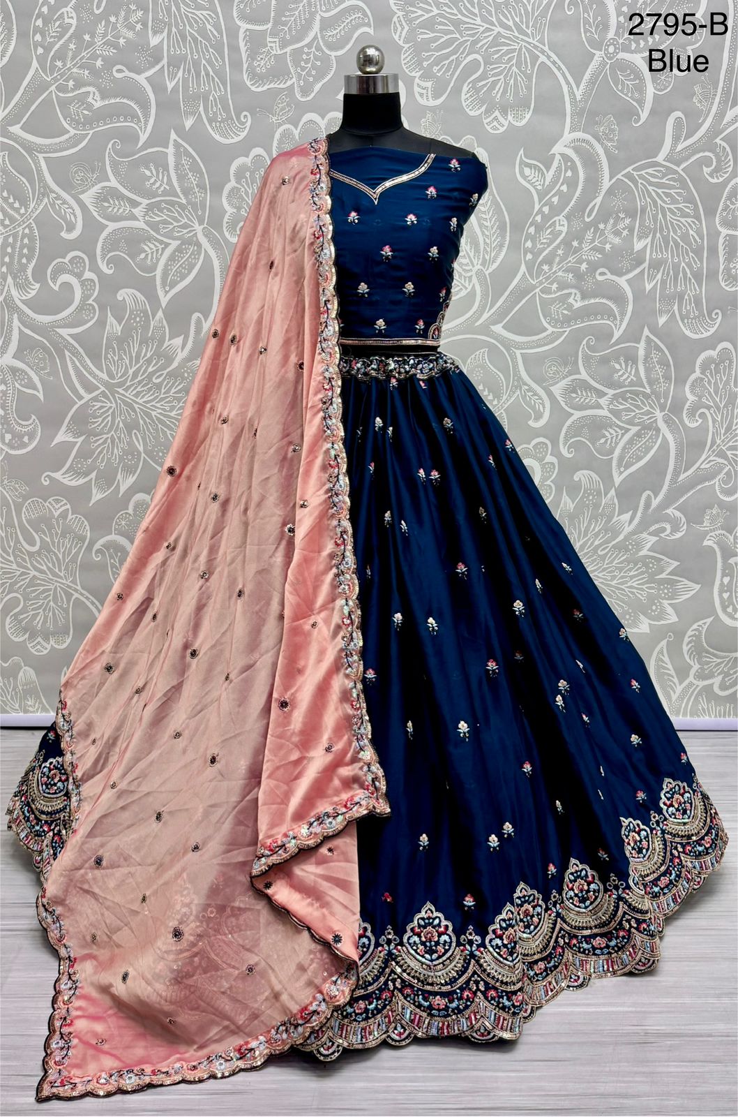 Gadhwal Silk With Multi thread Patola  Lehenga Choli
