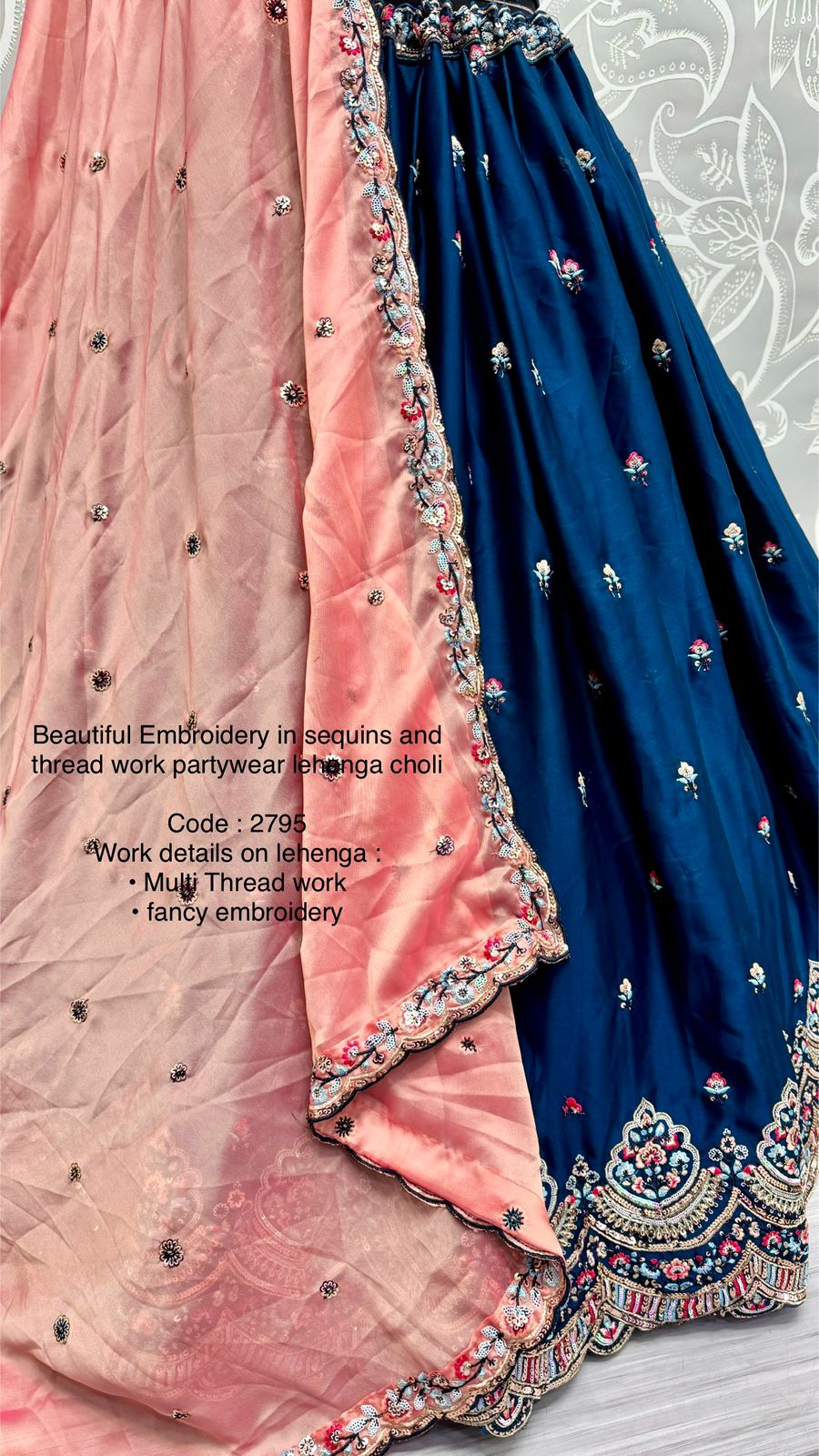 Gadhwal Silk With Multi thread Patola  Lehenga Choli