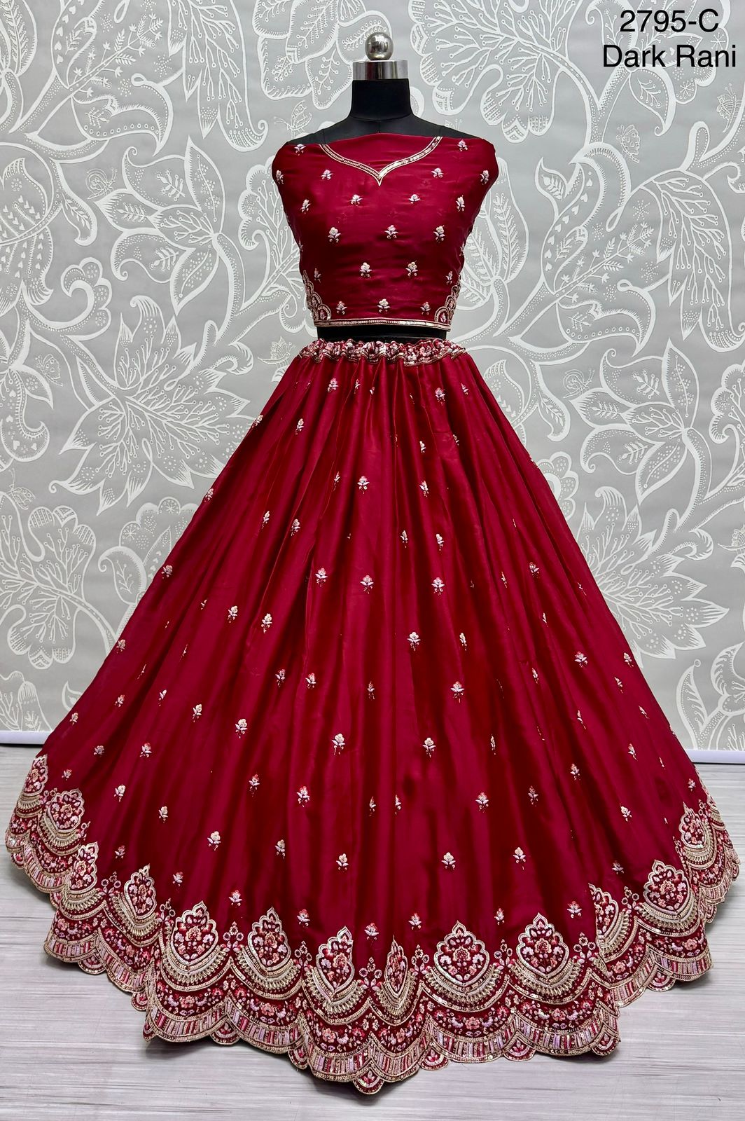 Gadhwal Silk With Multi thread Patola  Lehenga Choli