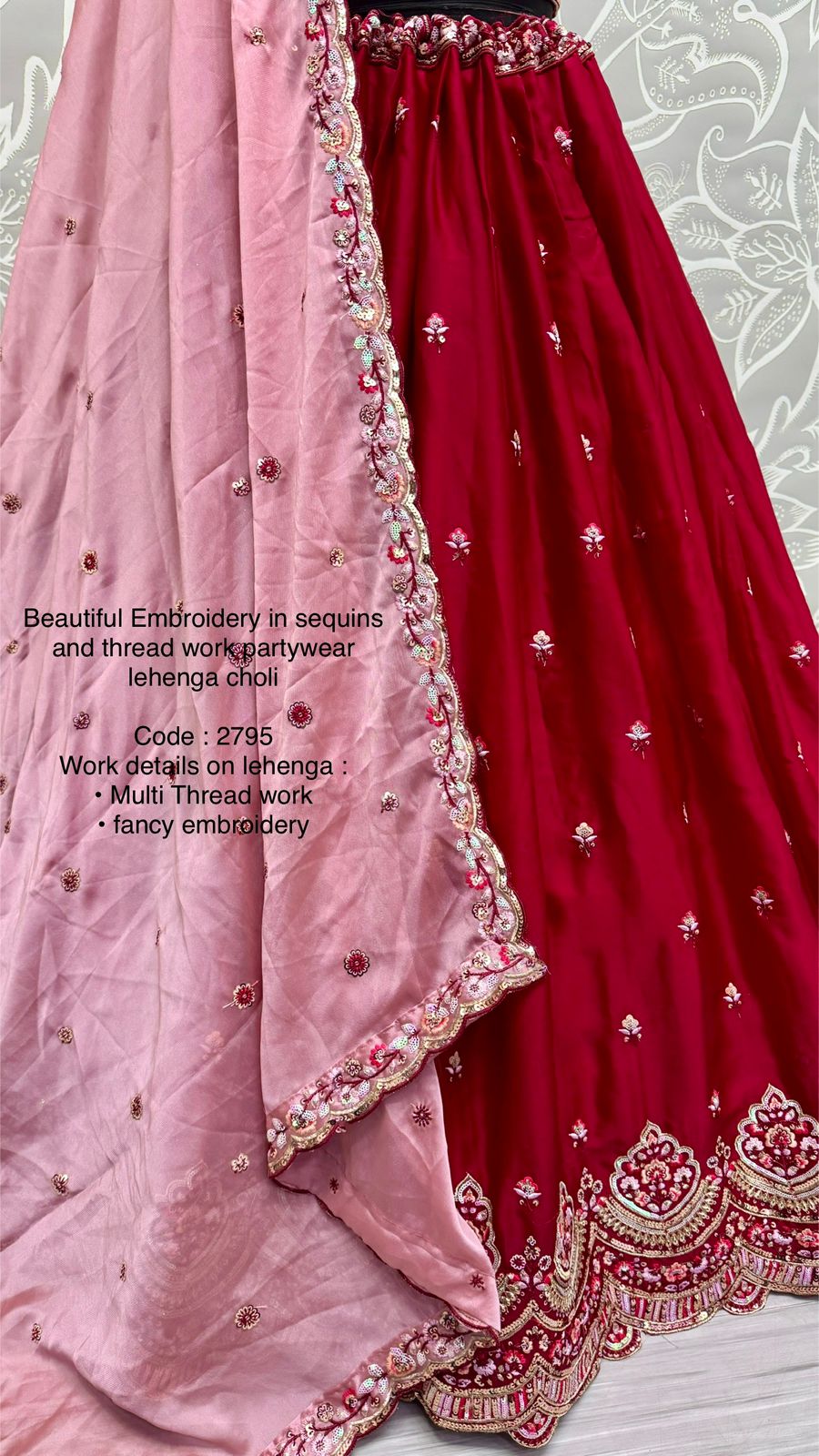 Gadhwal Silk With Multi thread Patola  Lehenga Choli