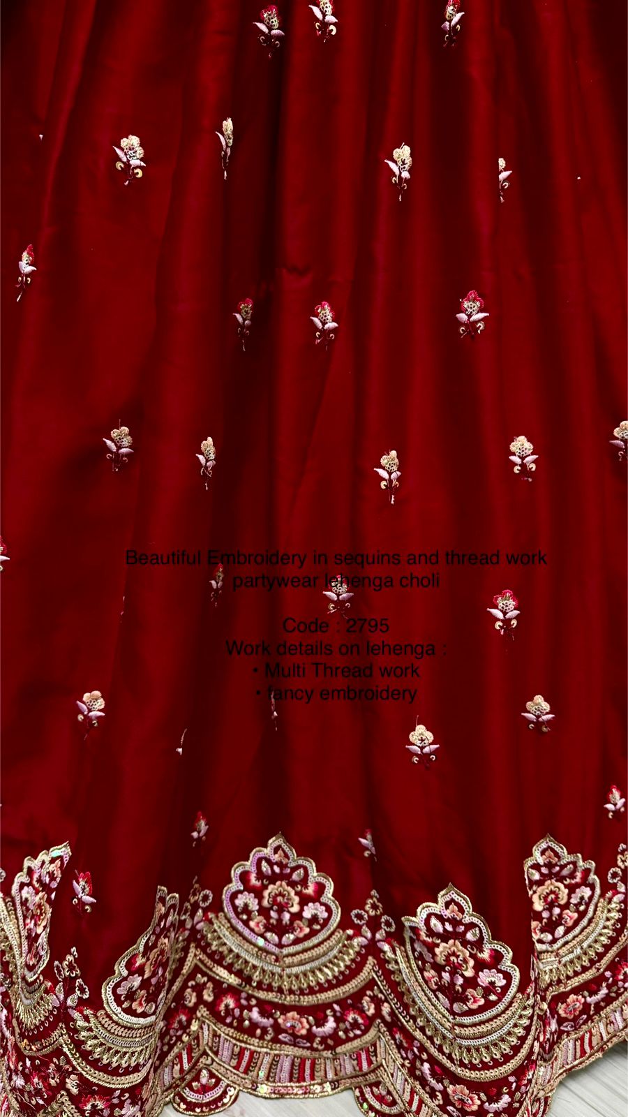 Gadhwal Silk With Multi thread Patola  Lehenga Choli