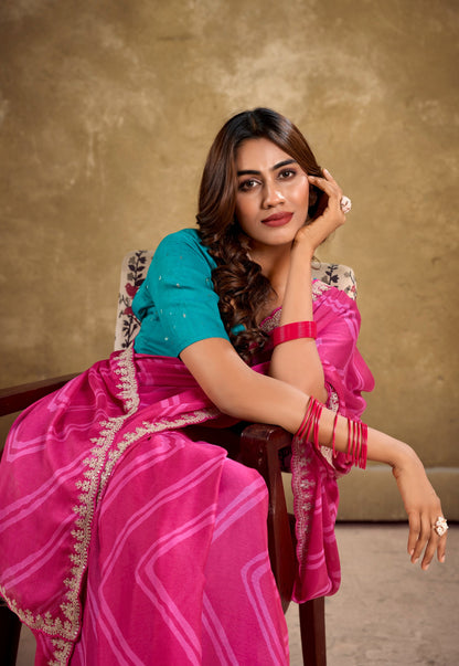 Chiffon Saree