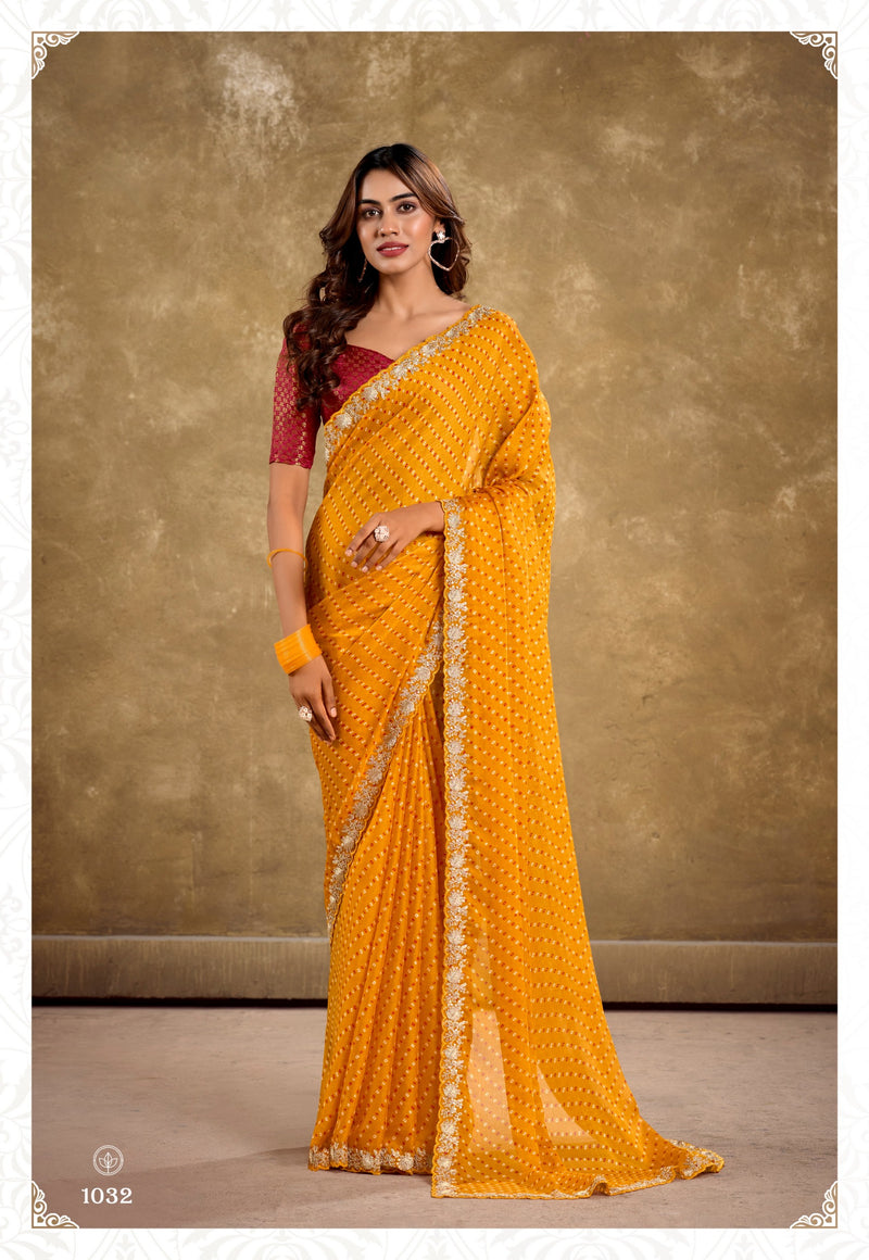 Chiffon Saree