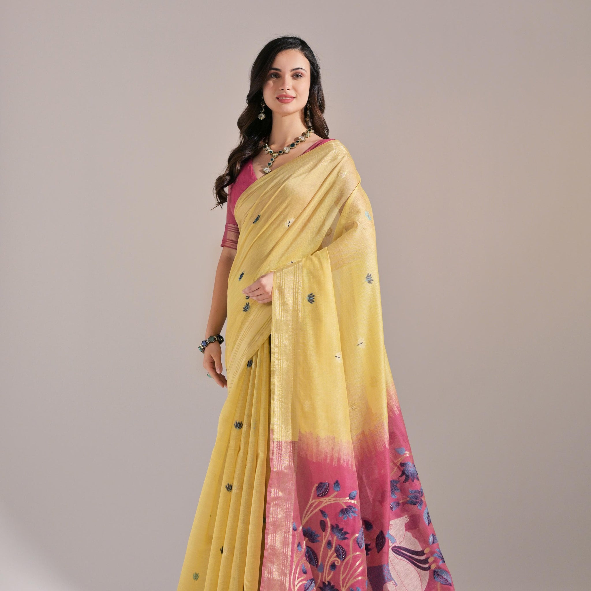 Muga Silk Saree