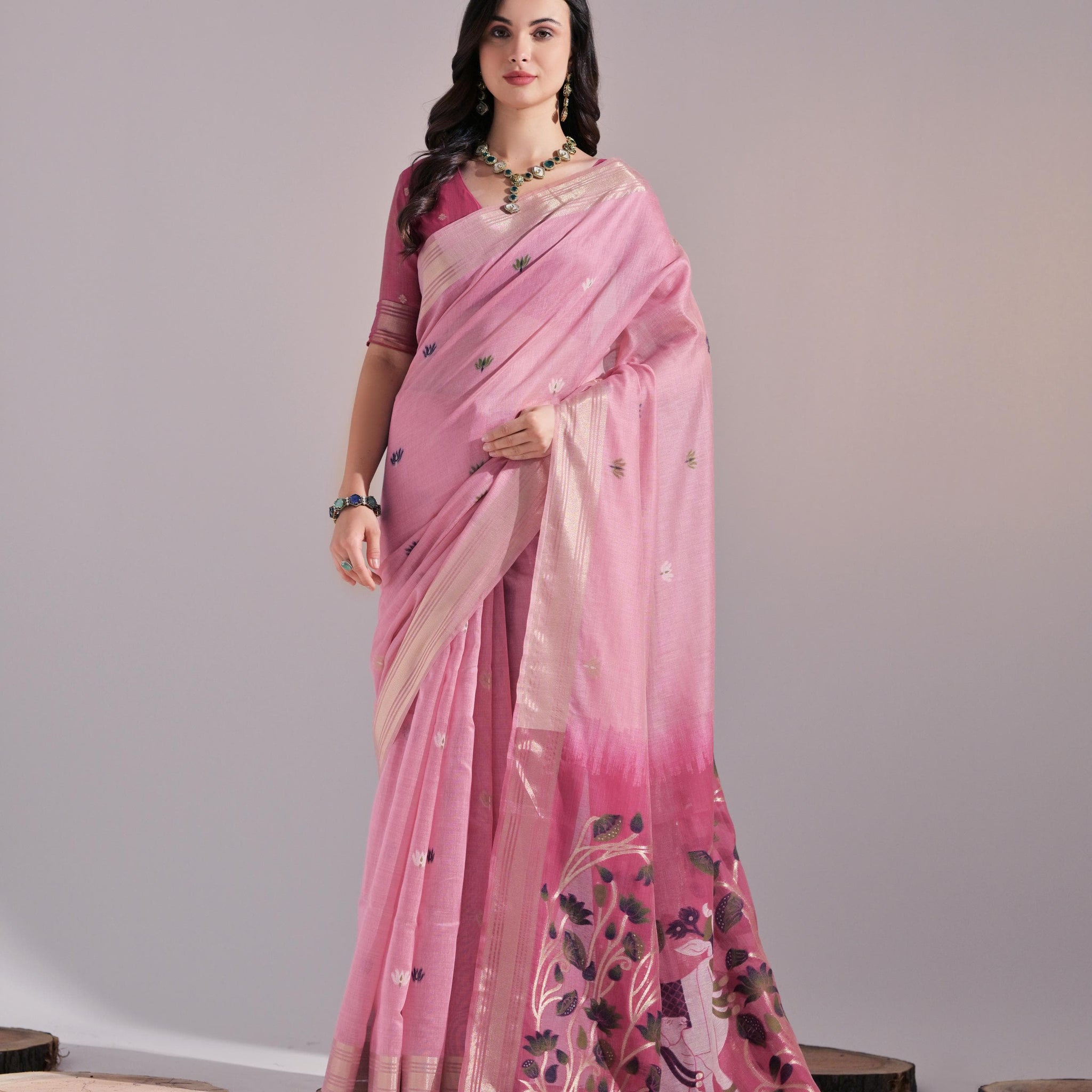 Muga Silk Saree