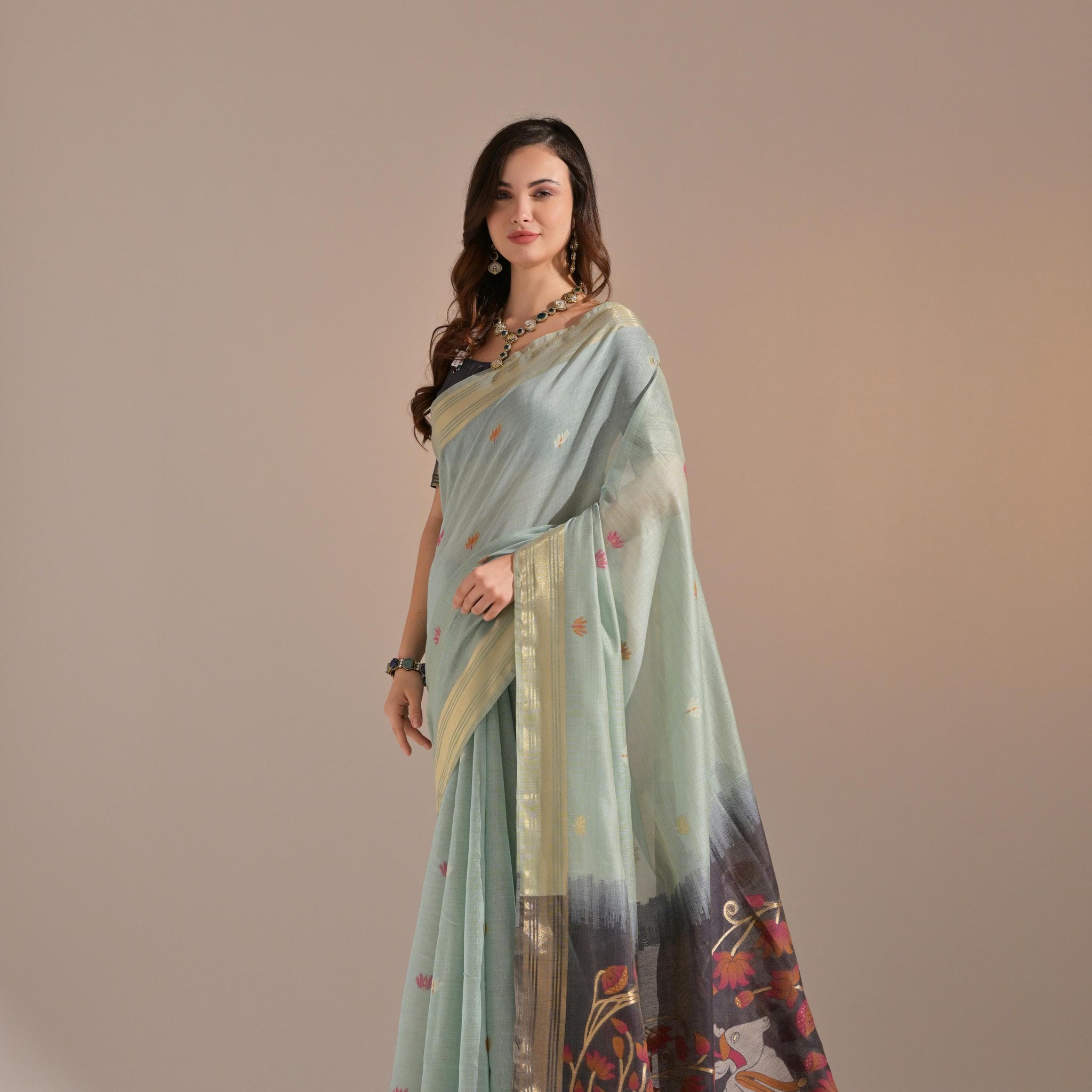 Muga Silk Saree