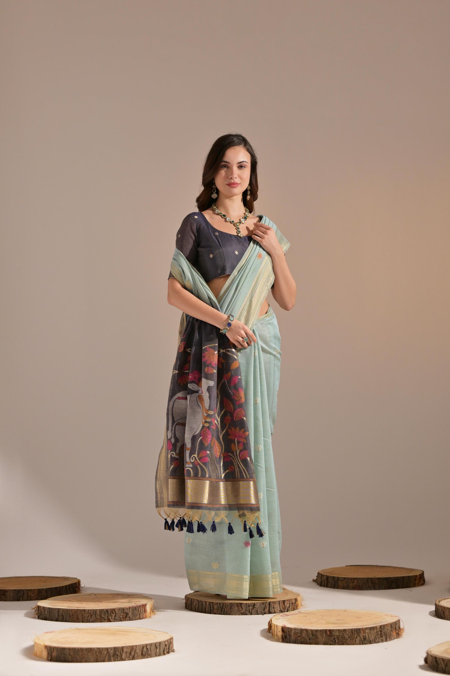 Muga Silk Saree