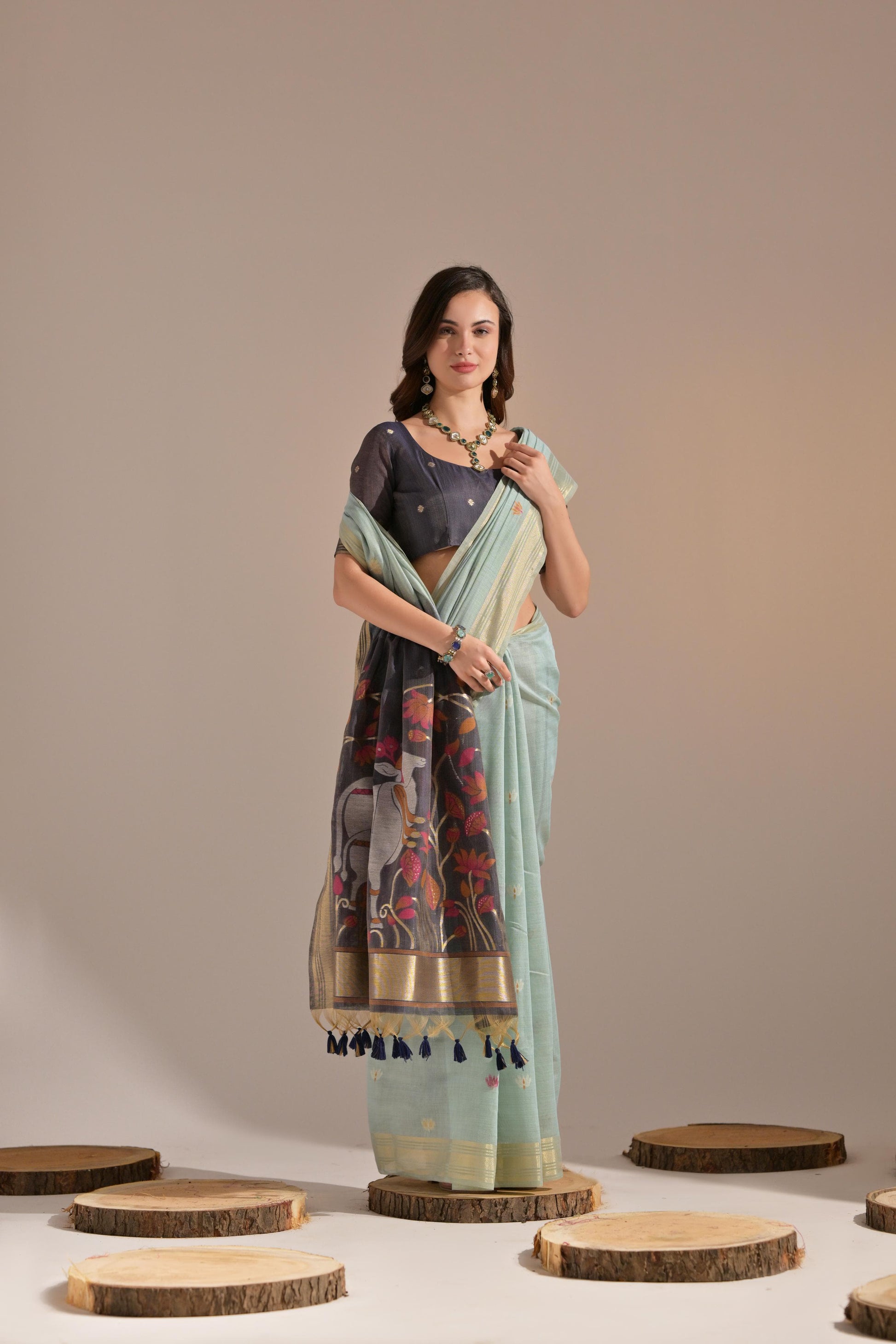 Muga Silk Saree