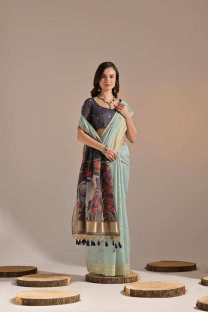 Muga Silk Saree