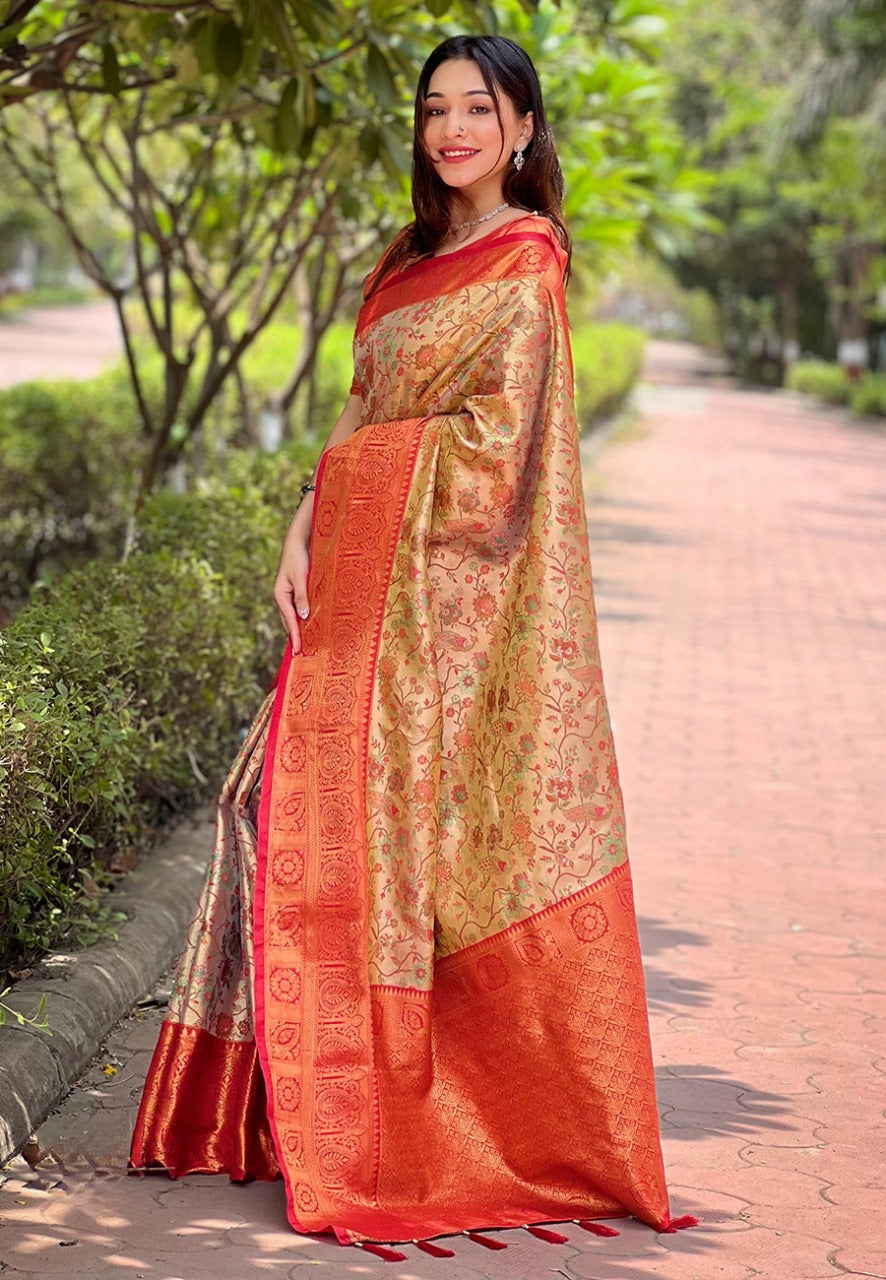 Dharmavaram Silk Saree 