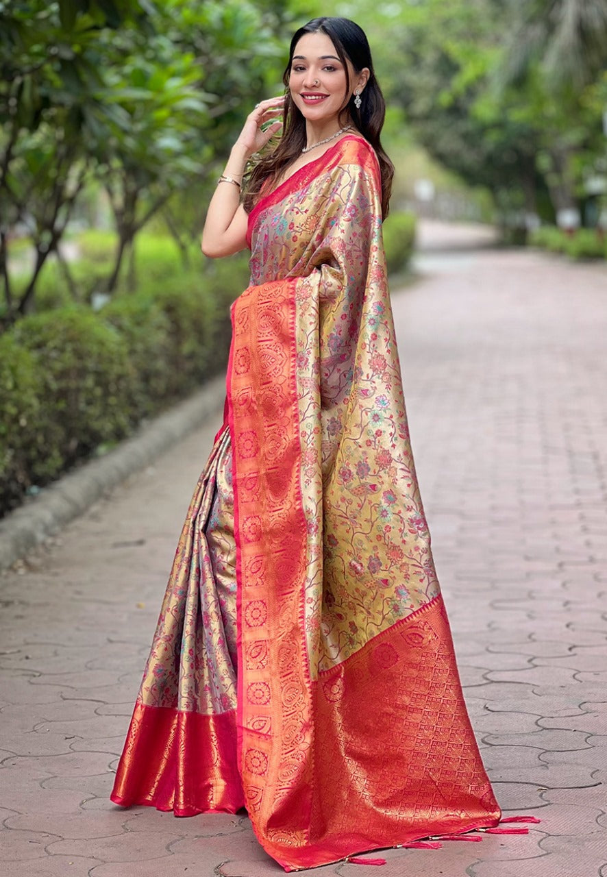 Dharmavaram Silk Saree 