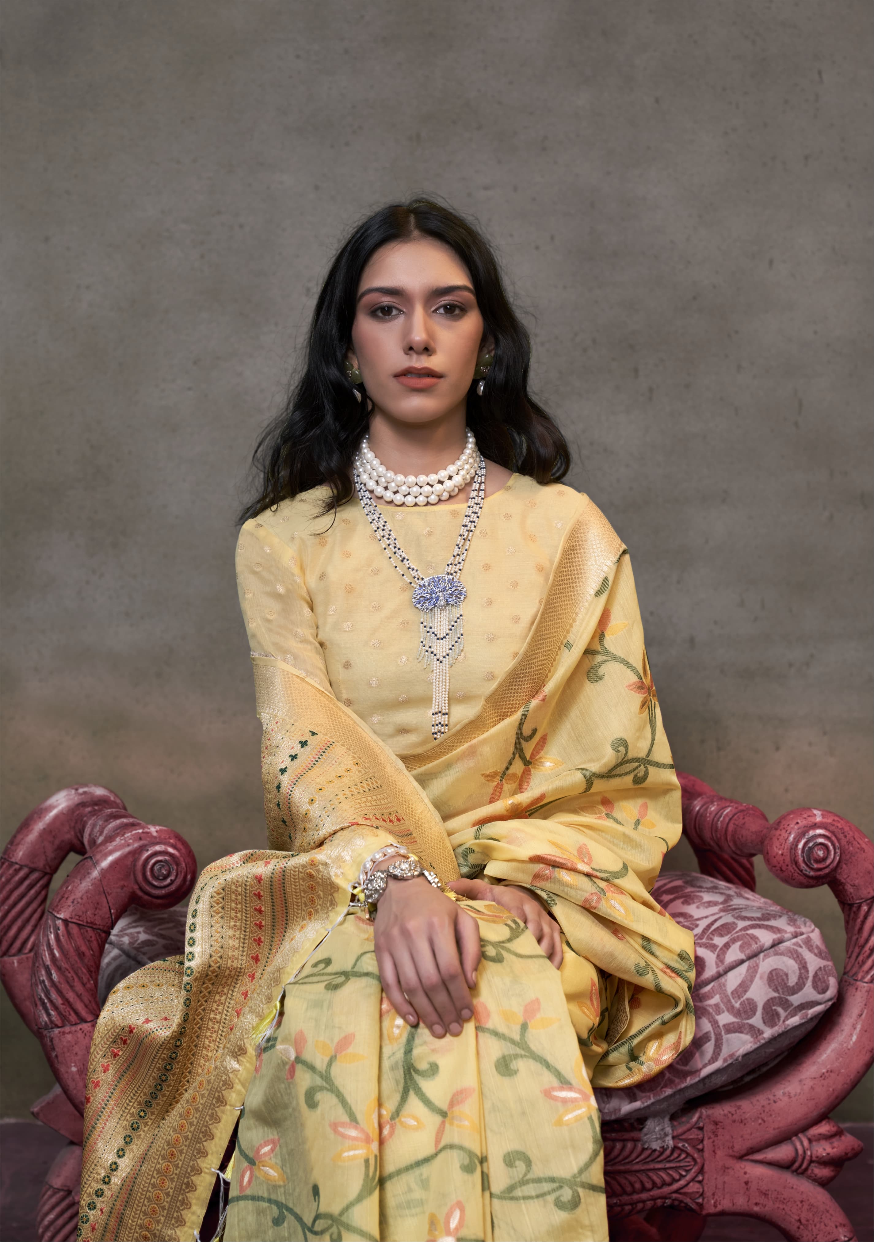 Cotton Jamdani Saree