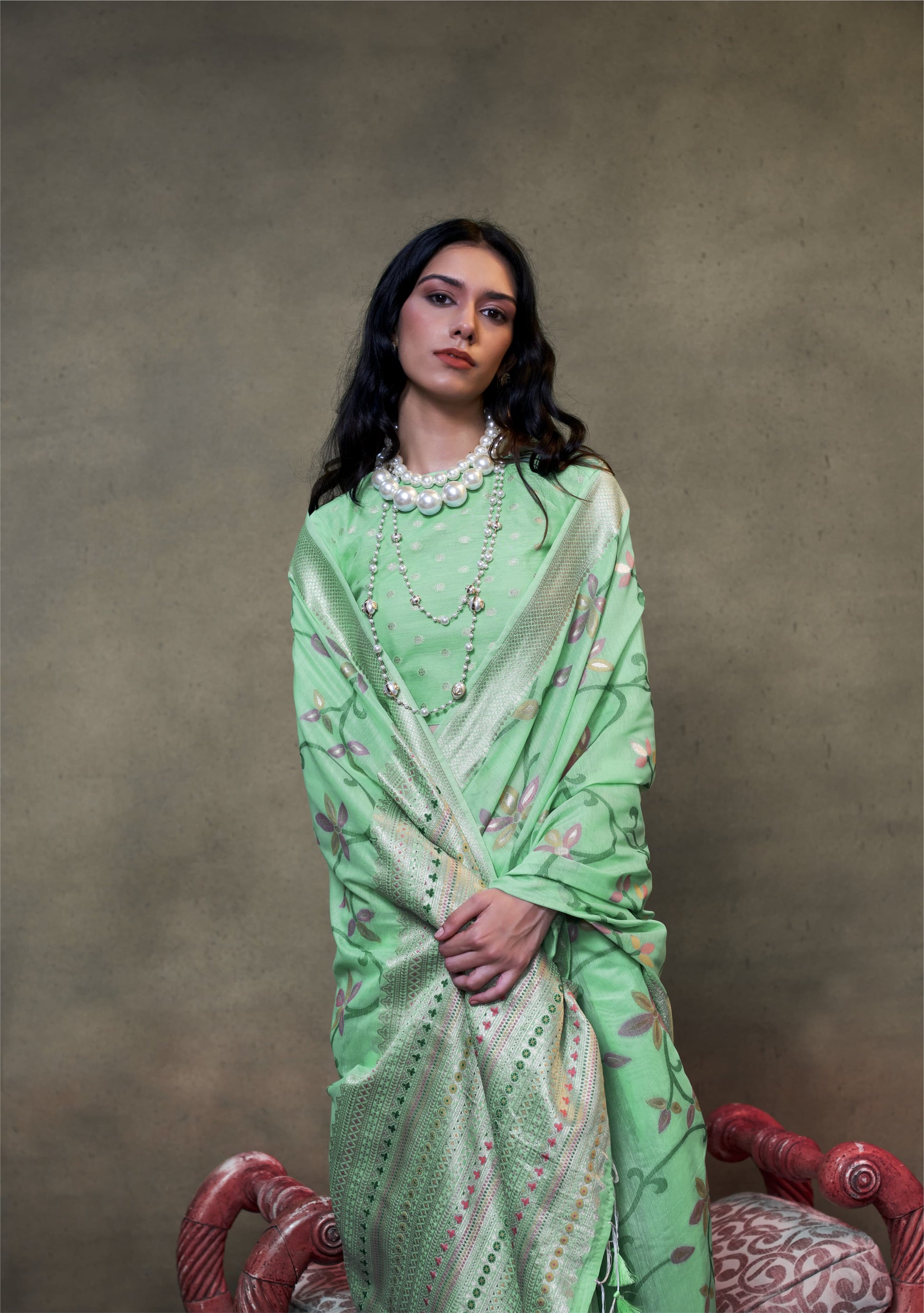 Cotton Jamdani Saree