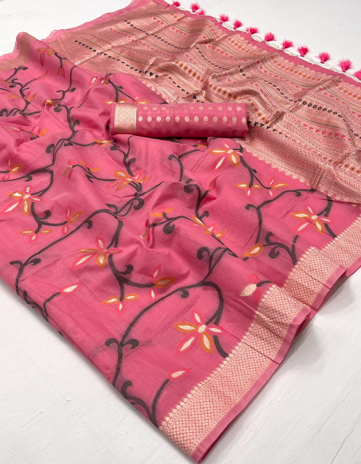 Cotton Jamdani Saree