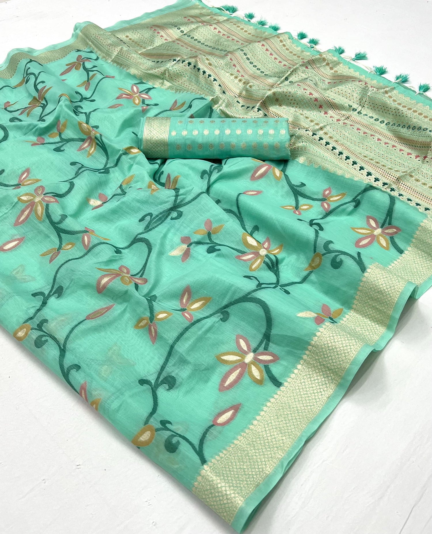 Cotton Jamdani Saree
