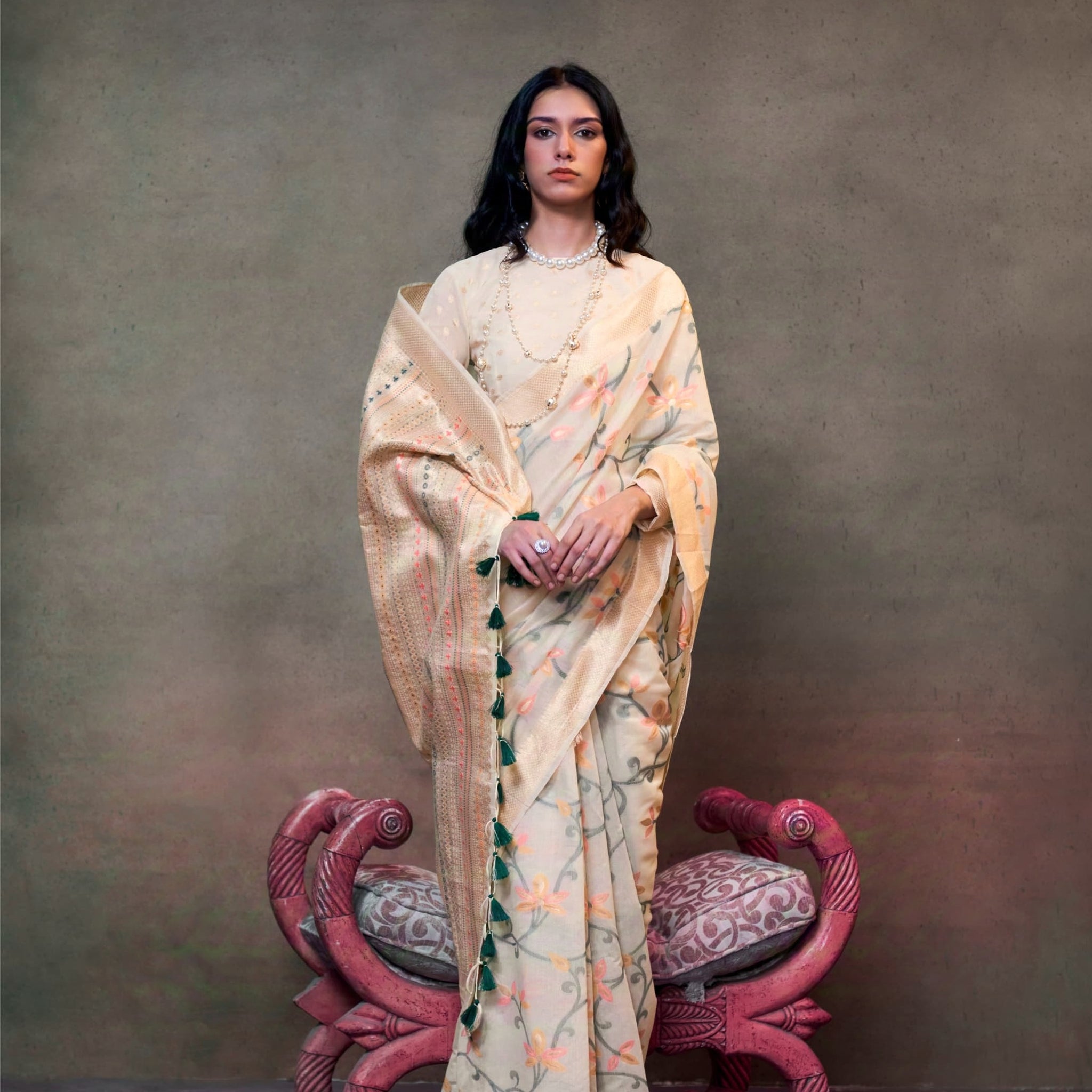 Cotton Jamdani Saree