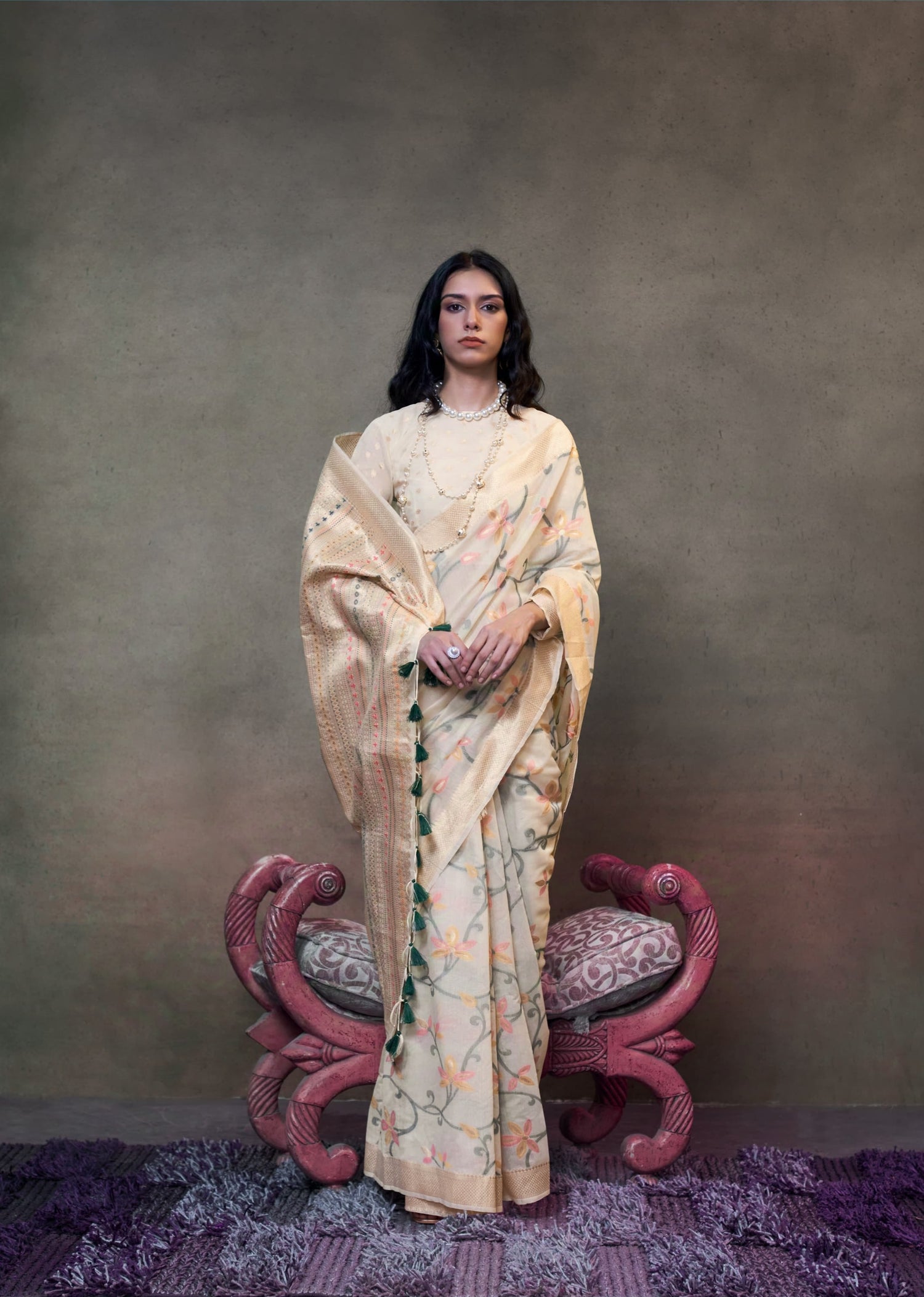Cotton Jamdani Saree