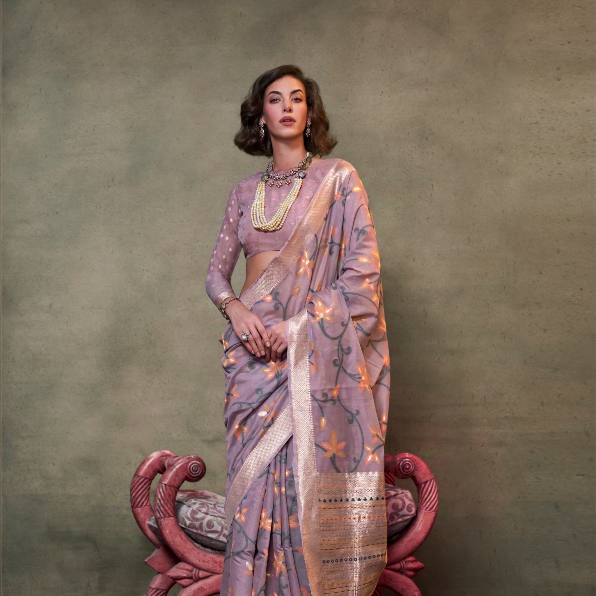 Cotton Jamdani Saree