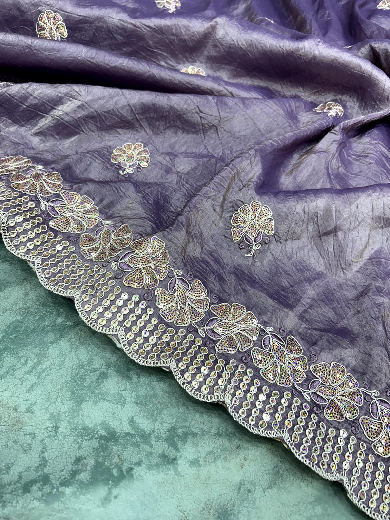 Crunchy Silk Saree