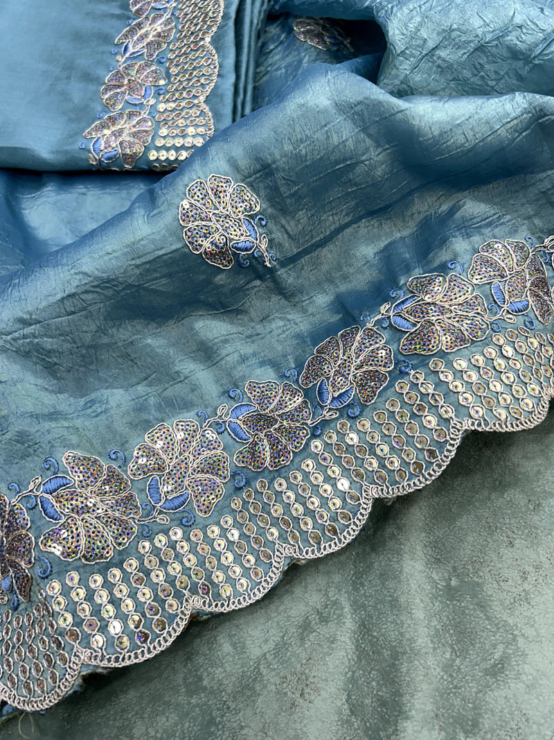 Crunchy Silk Saree
