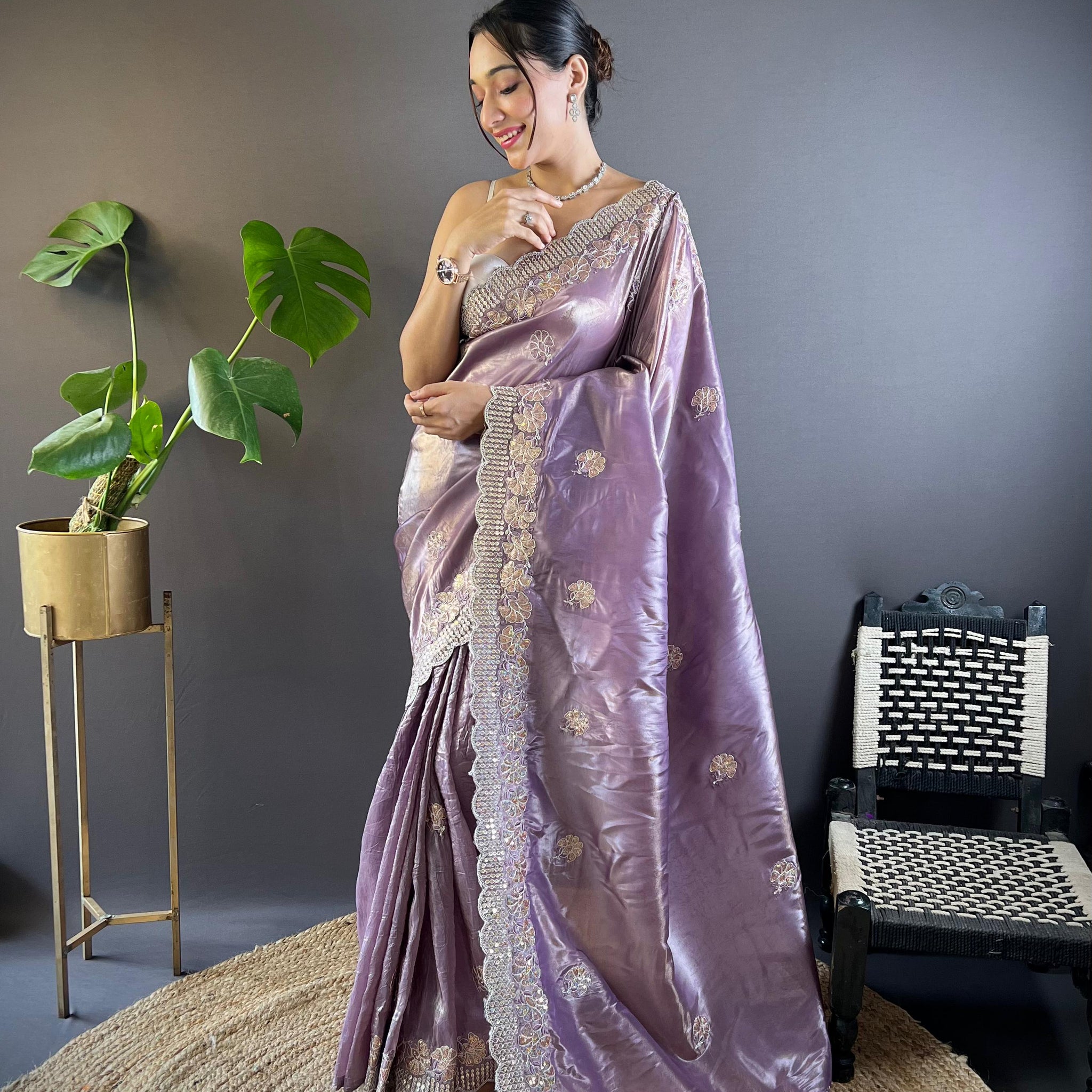Crunchy Silk Saree