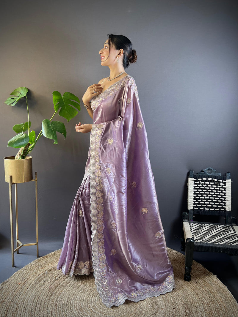 Crunchy Silk Saree