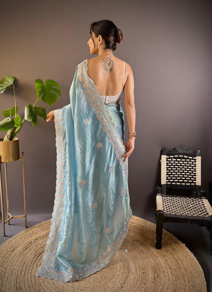Crunchy Silk Saree