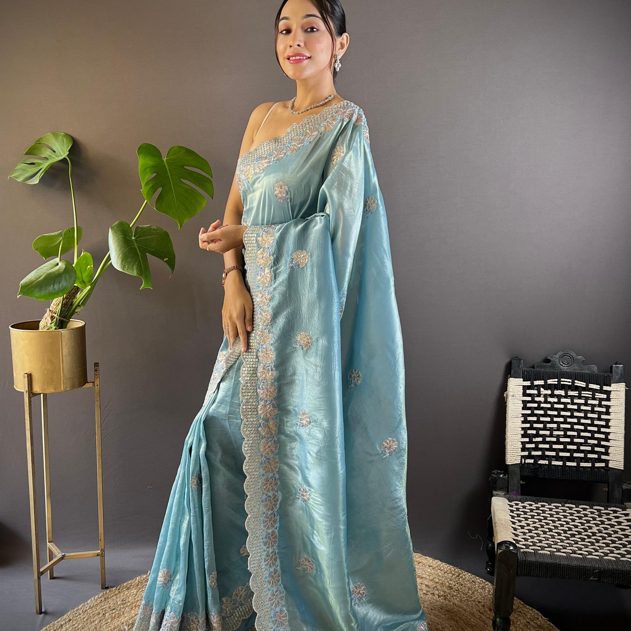 Crunchy Silk Saree