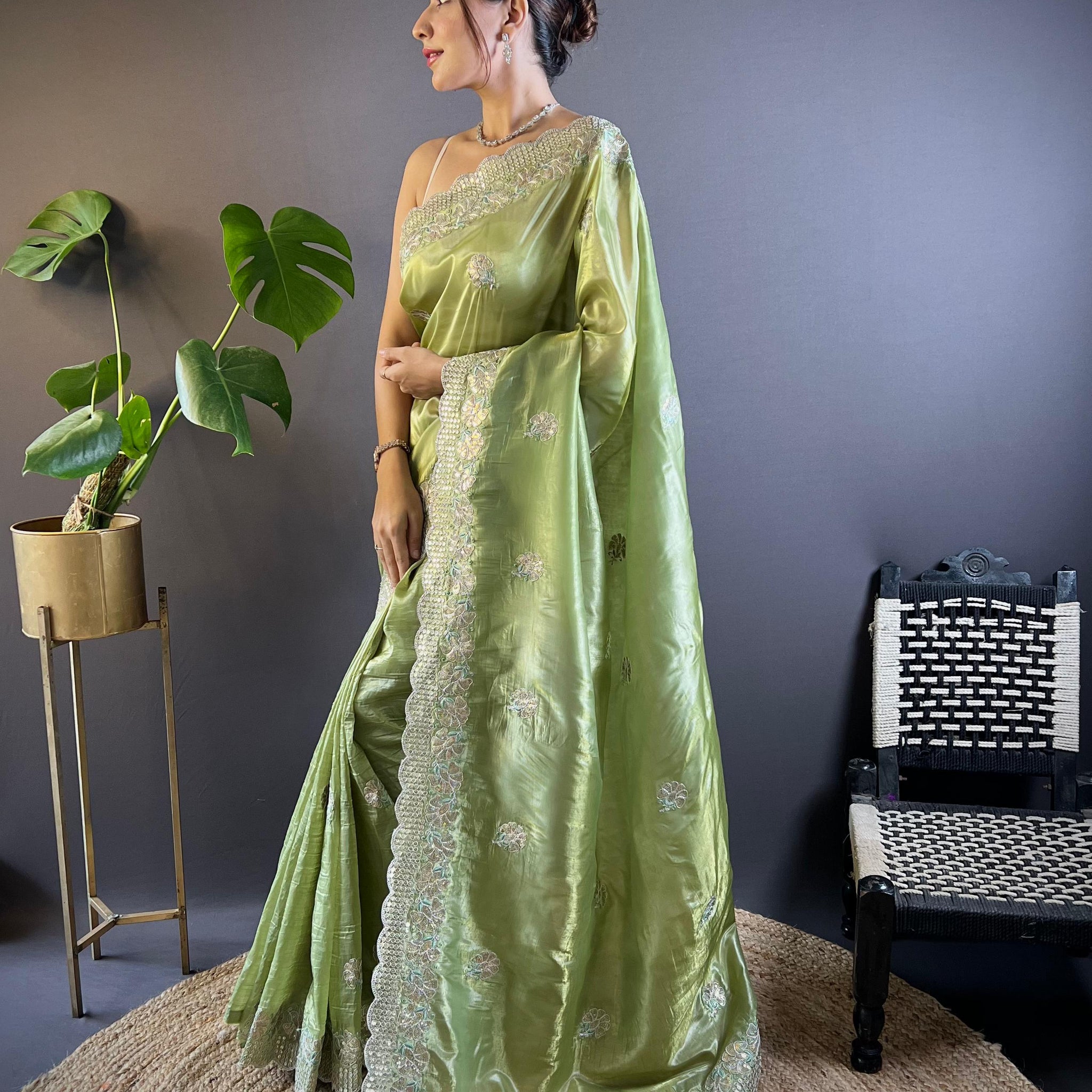 Crunchy Silk Saree