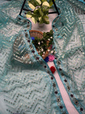 Butterfly Net Saree