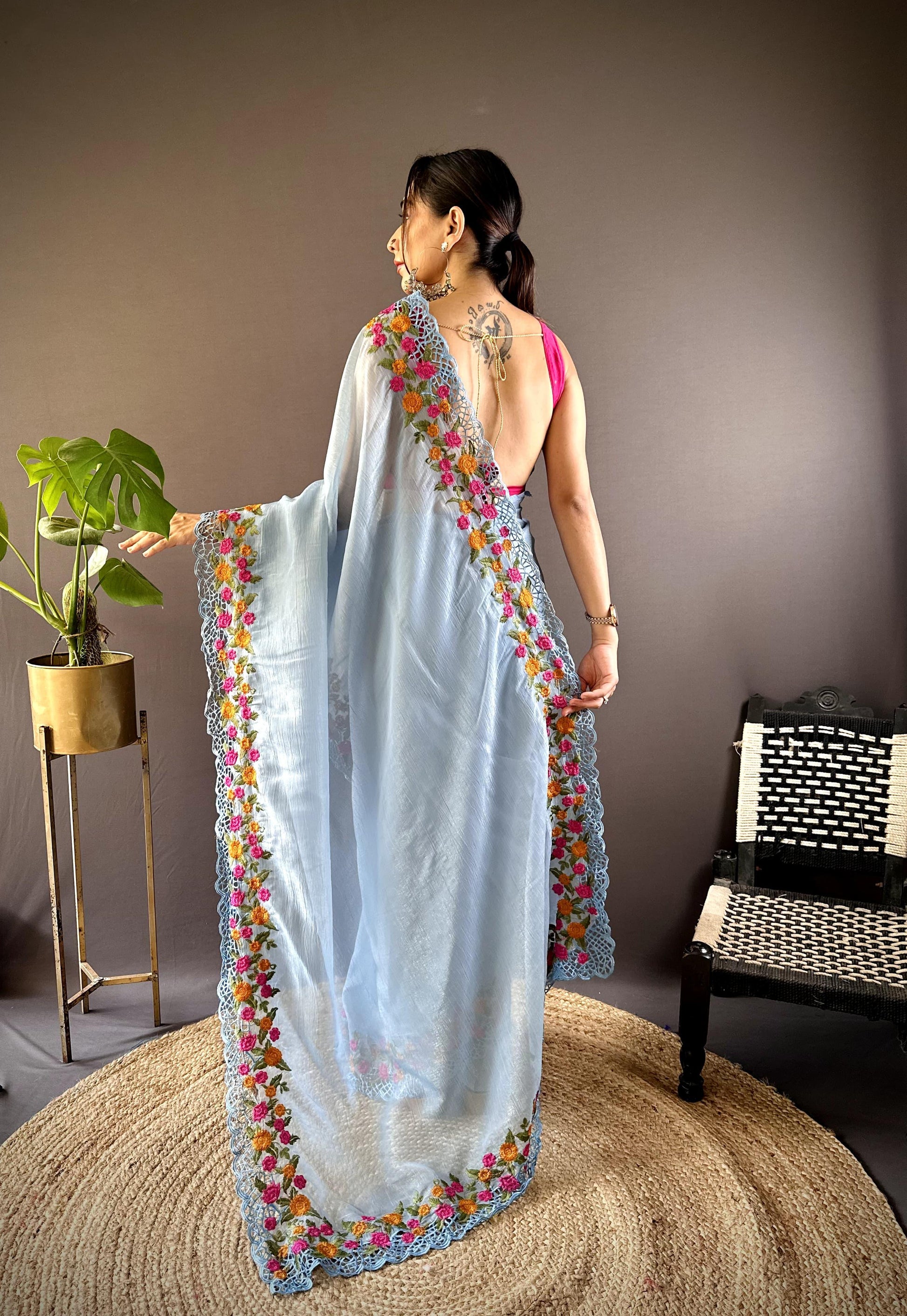 Net Saree
