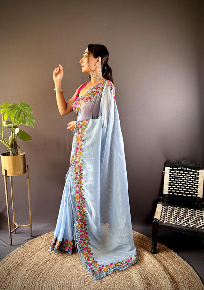 Net Saree