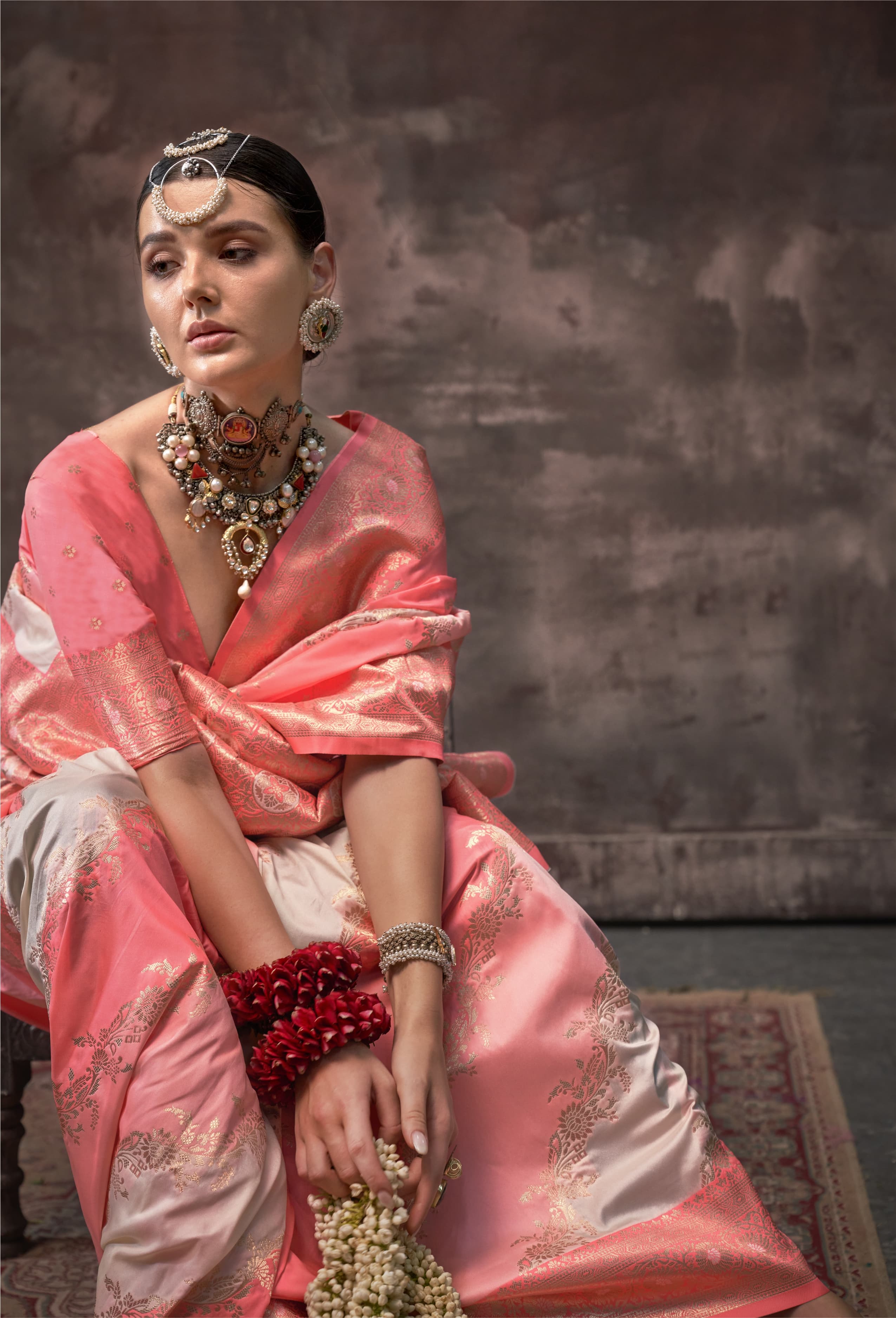 Women's Designer Party Wear Pure Dharmavaram Silk Saree