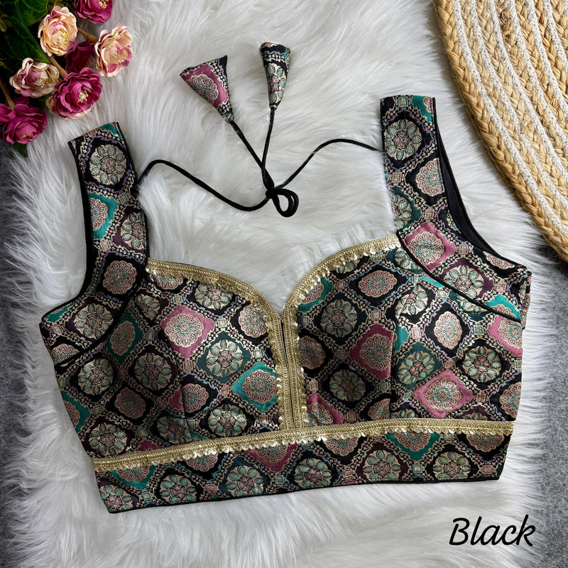 Sleeves Less Readymade Blouse