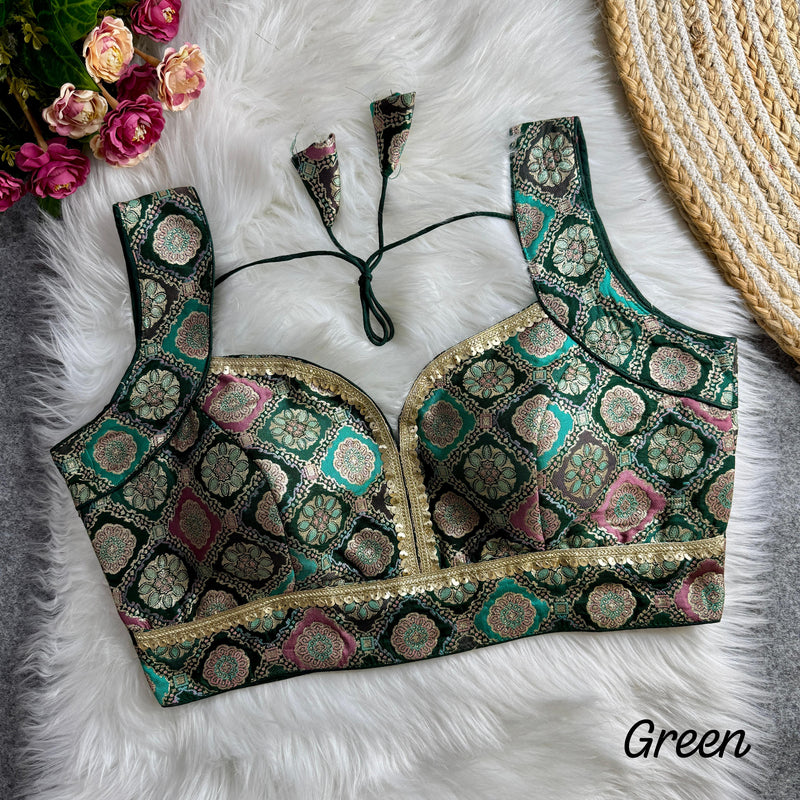 Sleeves Less Readymade Blouse