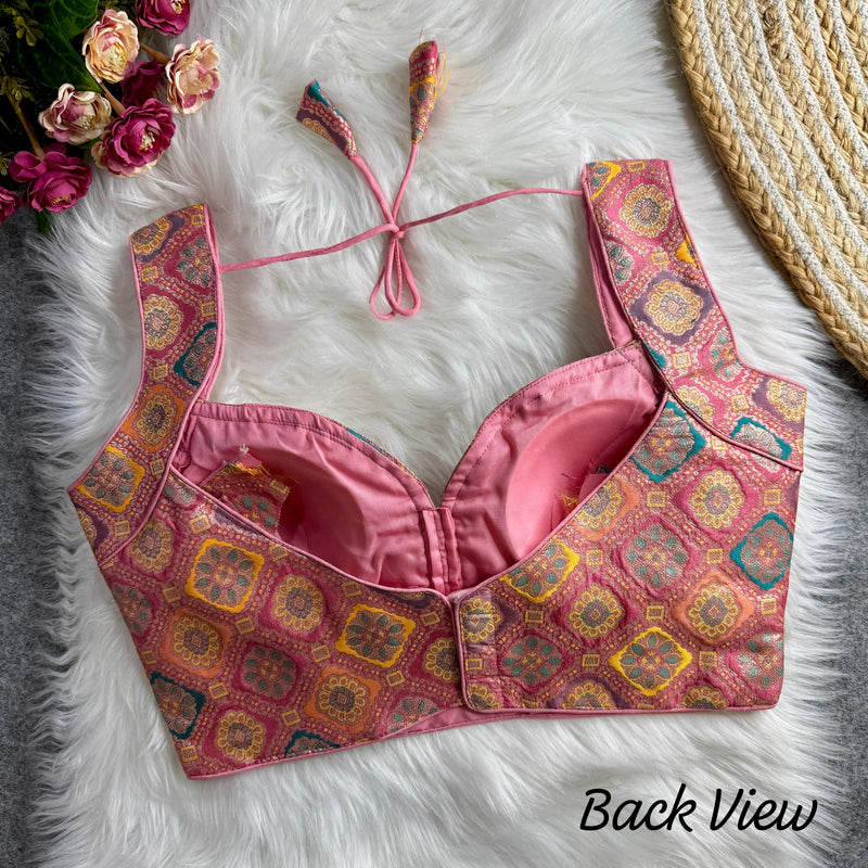 Sleeves Less Readymade Blouse