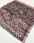 Modal Sartin Ajrak Print Saree