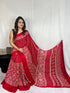 Ajrak Saree