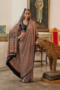Modal Sartin Ajrak Print Saree