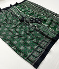 Ajrak Print Saree