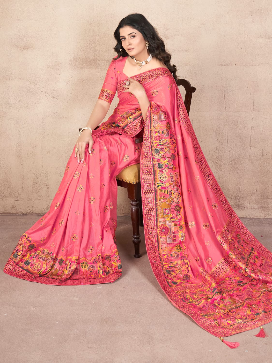 Pashmina Saree
