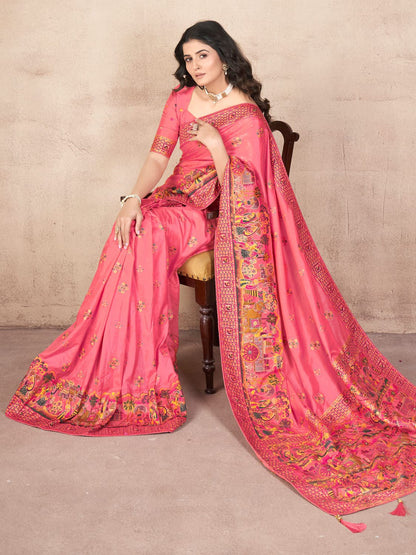 Pashmina Saree