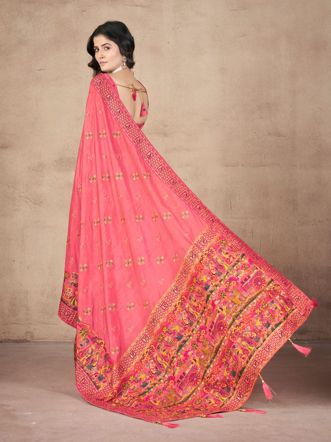 Pashmina Saree