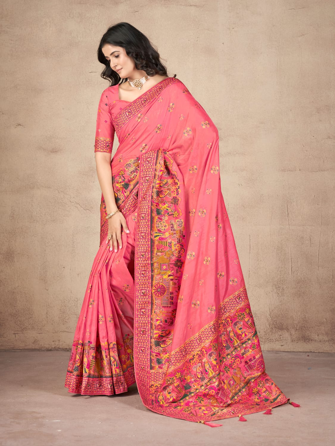 Pashmina Saree